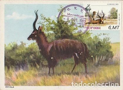 Timbres: Mozambique & Maxi, Fauna Africana, Inyala, Pueblo Comunal 1983 (4175)
