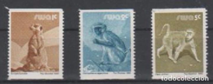 Timbres: SWA (SUD OESTE AFRICANO) 1980 - FAUNA - MONOS - YVERT 450-452**