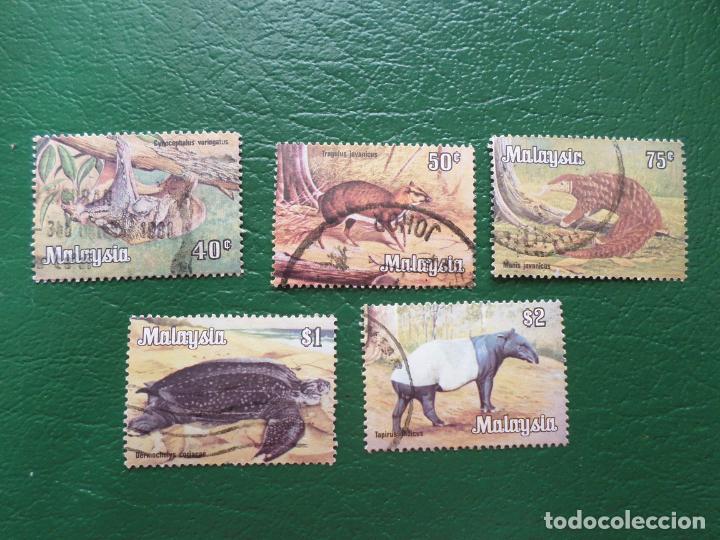 Selos: .malasia, 1978, animales salvajes de malasia, Yvert 191/95