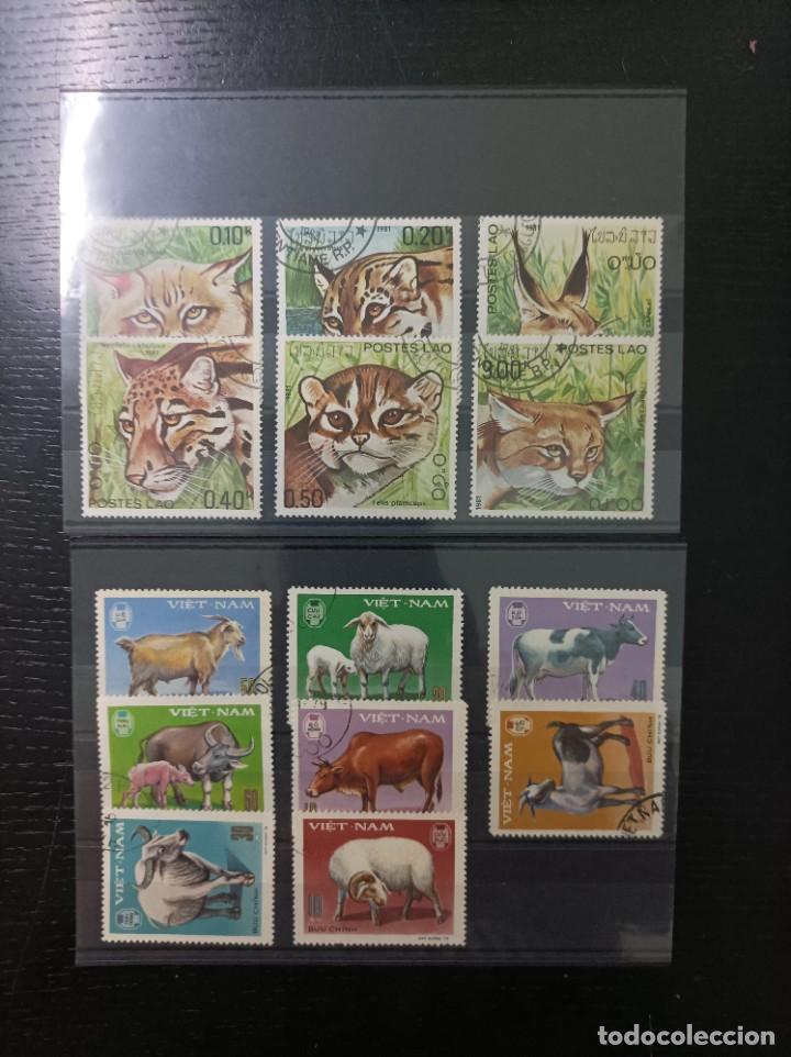 Sellos: Lote sellos animales - Foto 2