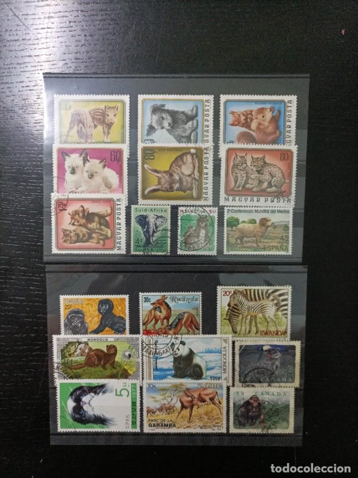 Sellos: Lote sellos animales - Foto 3