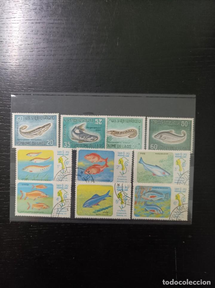 Sellos: Lote sellos peces - Foto 1