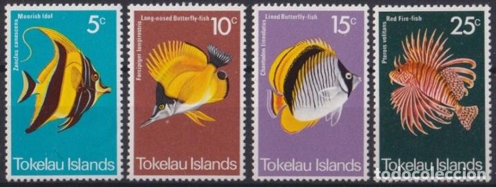 Selos: F-EX34351 TOKELAU IS MNH 1995 MARINE REEF WILDLIFE FISH PECES RED FIRE FISH.