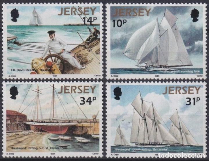 Sellos: F-EX35084 JERSEY UK ENGLAND MNH 1987 WESTWARD SHIP BARCOS.