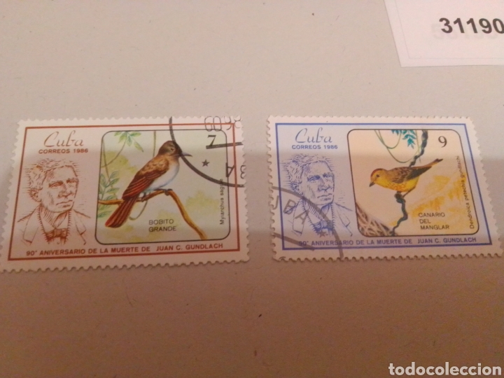 Sellos: Cuba aves p&aacute;jaros - Foto 1