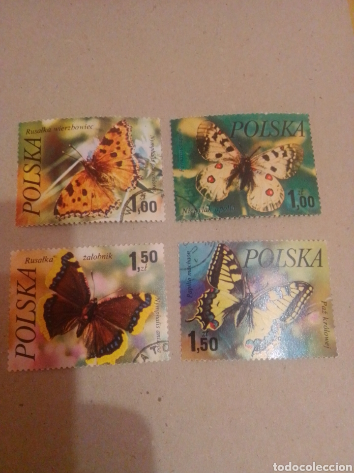 Sellos: Polonia Mariposas - Foto 1