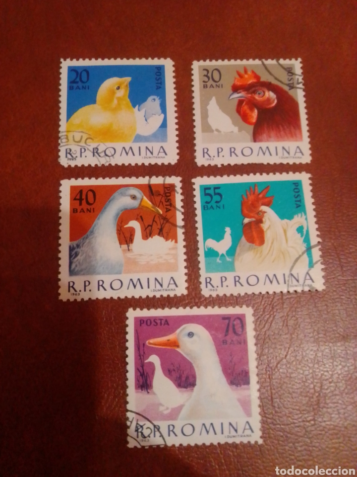 Sellos: Ruman&iacute;a fauna - Foto 1