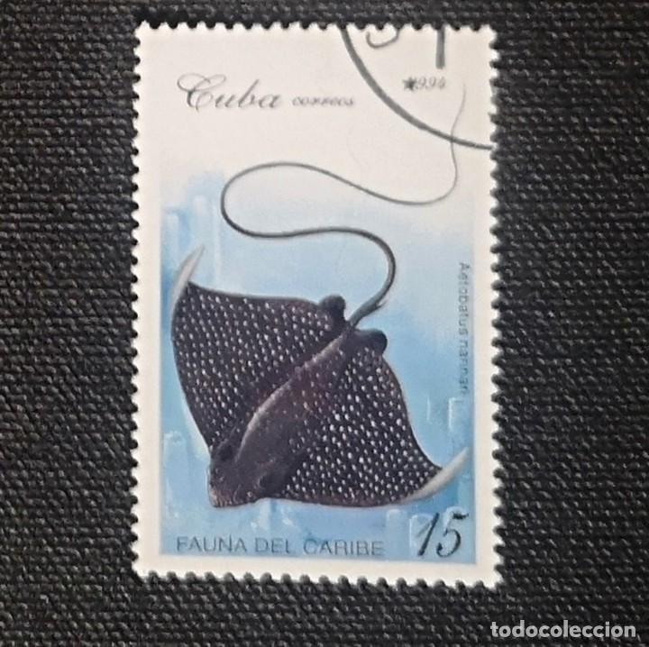 Sellos: SELLO USADO CUBA 1994 PECES - Foto 1