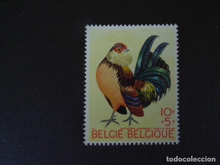 Selos: BELGICA N&ordm; YVERT 1513*** A&Ntilde;O 1969. FAUNA. GALLO