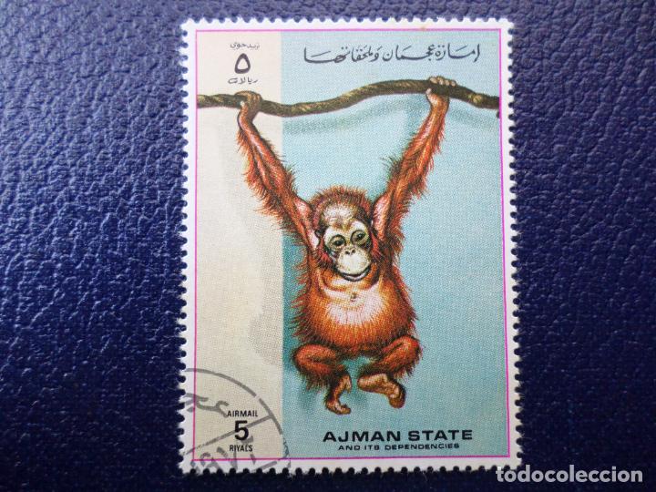 Sellos: .arabia del sudeste, ajman, orangutan - Foto 1