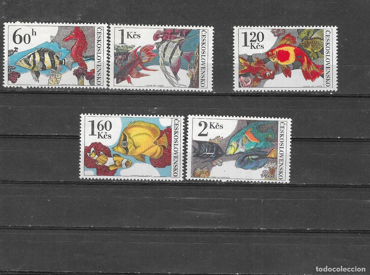 Sellos: TCHECOSLOVAQUIE N&ordm; 2105 AL 2109 (**)