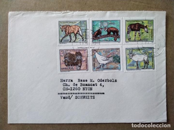Timbres: fauna CIRCULADA 1970 de stremberg ALEMANIA A NYON SUIZA