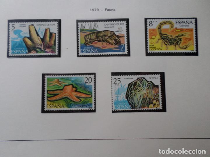 Briefmarken: 1979, fauna, invertebrados, edifil 2531/5
