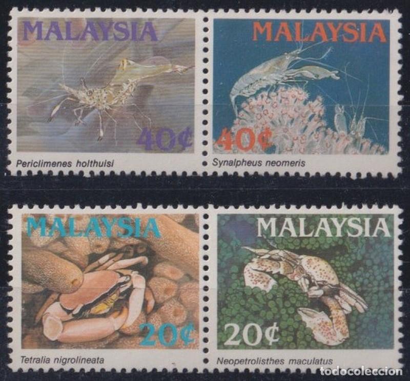 Briefmarken: F-EX35580 MALAYSIA MNH 1989 MARINE REEF WILDLIFE CRAB LOBSTER CANGREJOS LANGOSTAS.