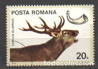 Sellos: Rumania, Ivert n&ordm; 2978, ciervo, usado - Foto 1
