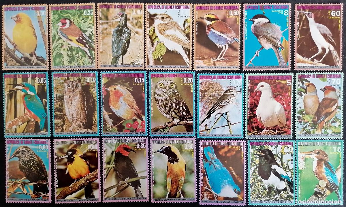 Sellos: GUINEA ECUATORIAL 1976 - AVES - Foto 1