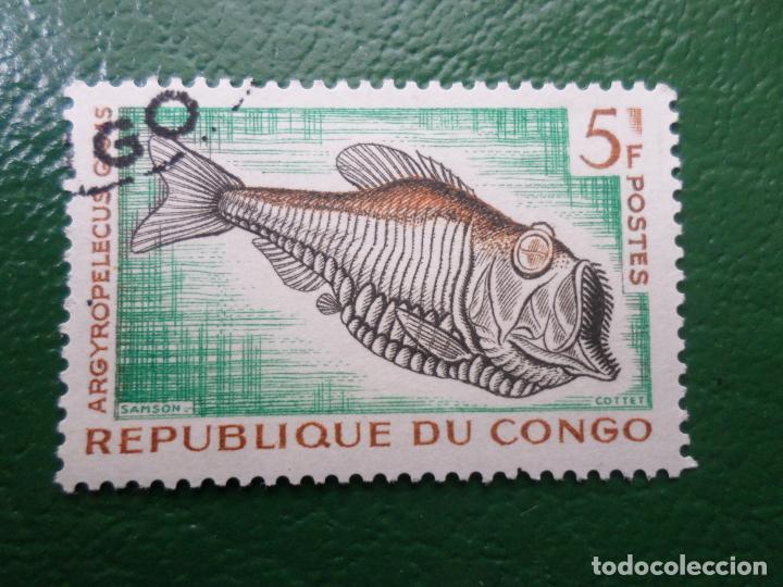 Sellos: .congo, 1961, peces, Yvert 146 - Foto 1
