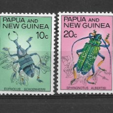 Sellos: PAPUA NUEVA GUINEA 1967, SERIE 110/13 - TEMÁTICA FAUNA- INSECTOS. MNH.. Lote 401467464