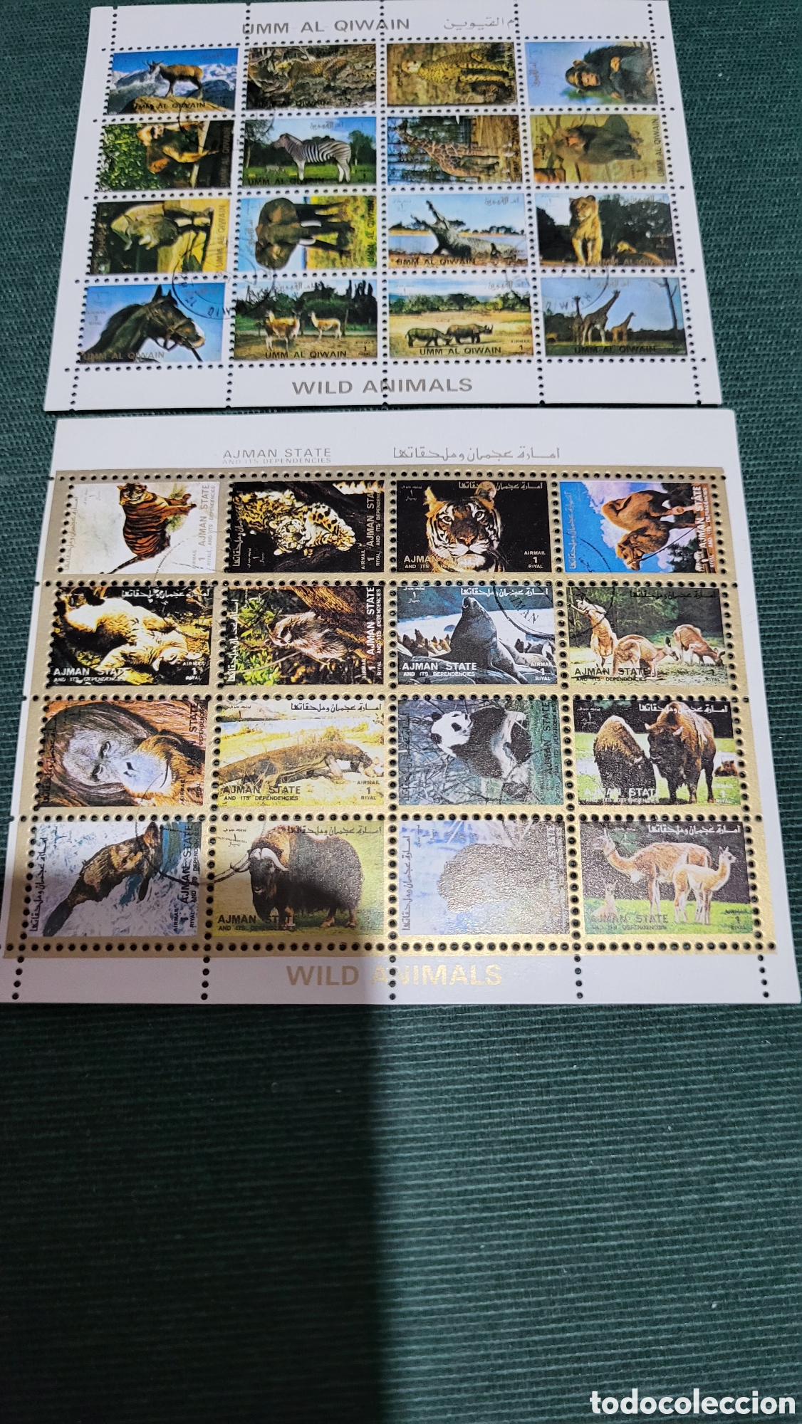 Timbres: Hojas mini sellos