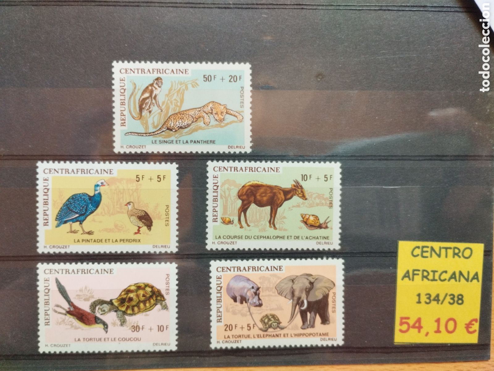 Sellos: Central Africana 134/38 - Foto 1
