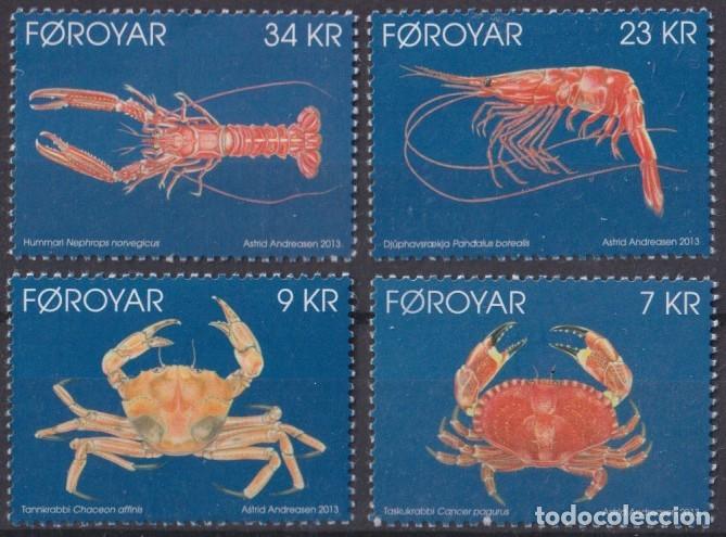 Briefmarken: F-EX40840 FAROE FAROYAR MNH 2013 MARINE WILDLIFE CRAB LOBSTER LANGOSTA CANGREJO.