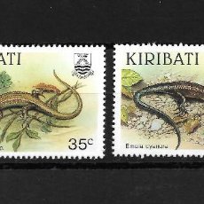 Sellos: KIRIBATI 1987, SERIE 172/75 - TEMA FAUNA - REPTILES - . MNH.