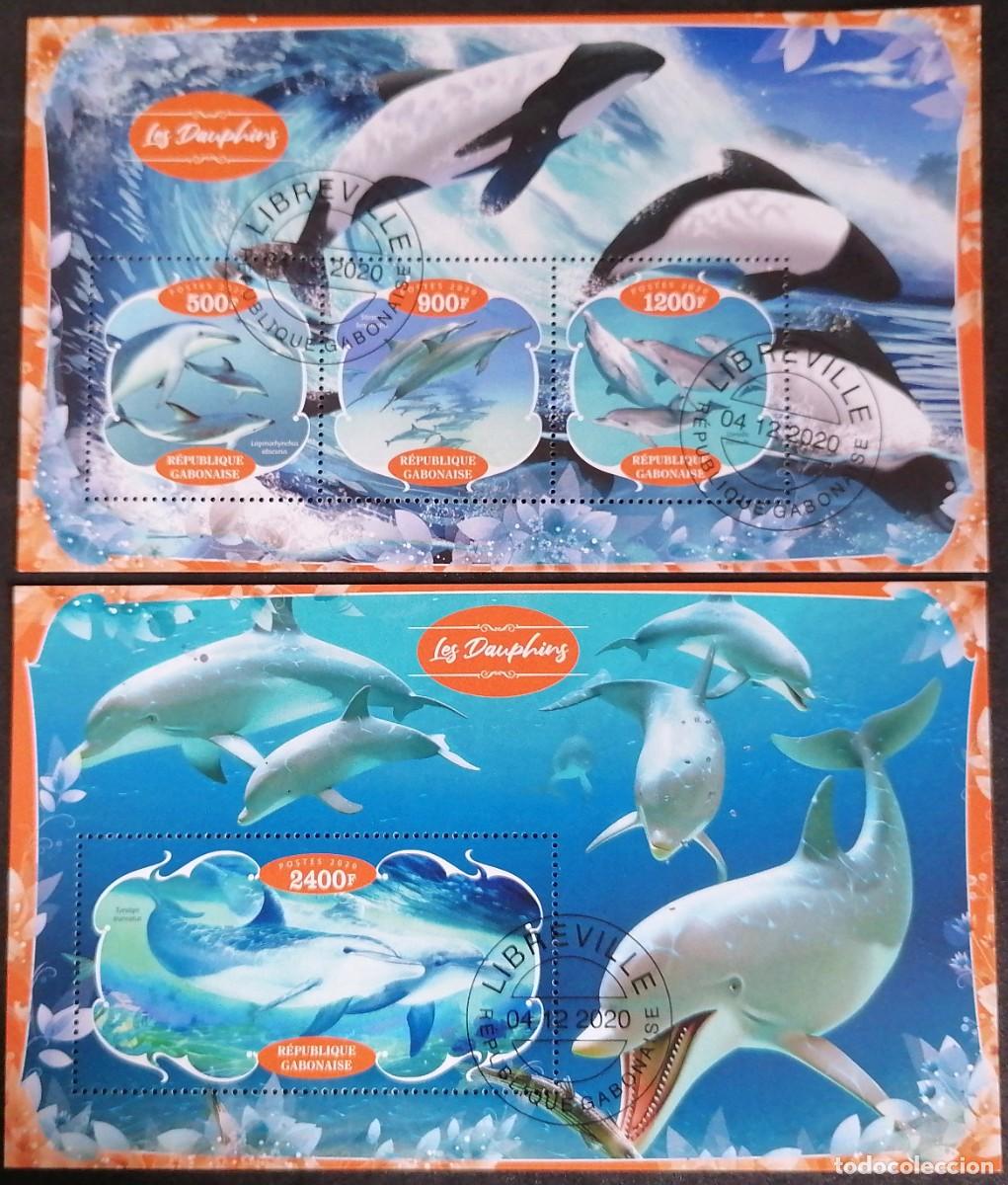 Sellos: GAB&Oacute;N 2020 - HB DELFINES . - Foto 1