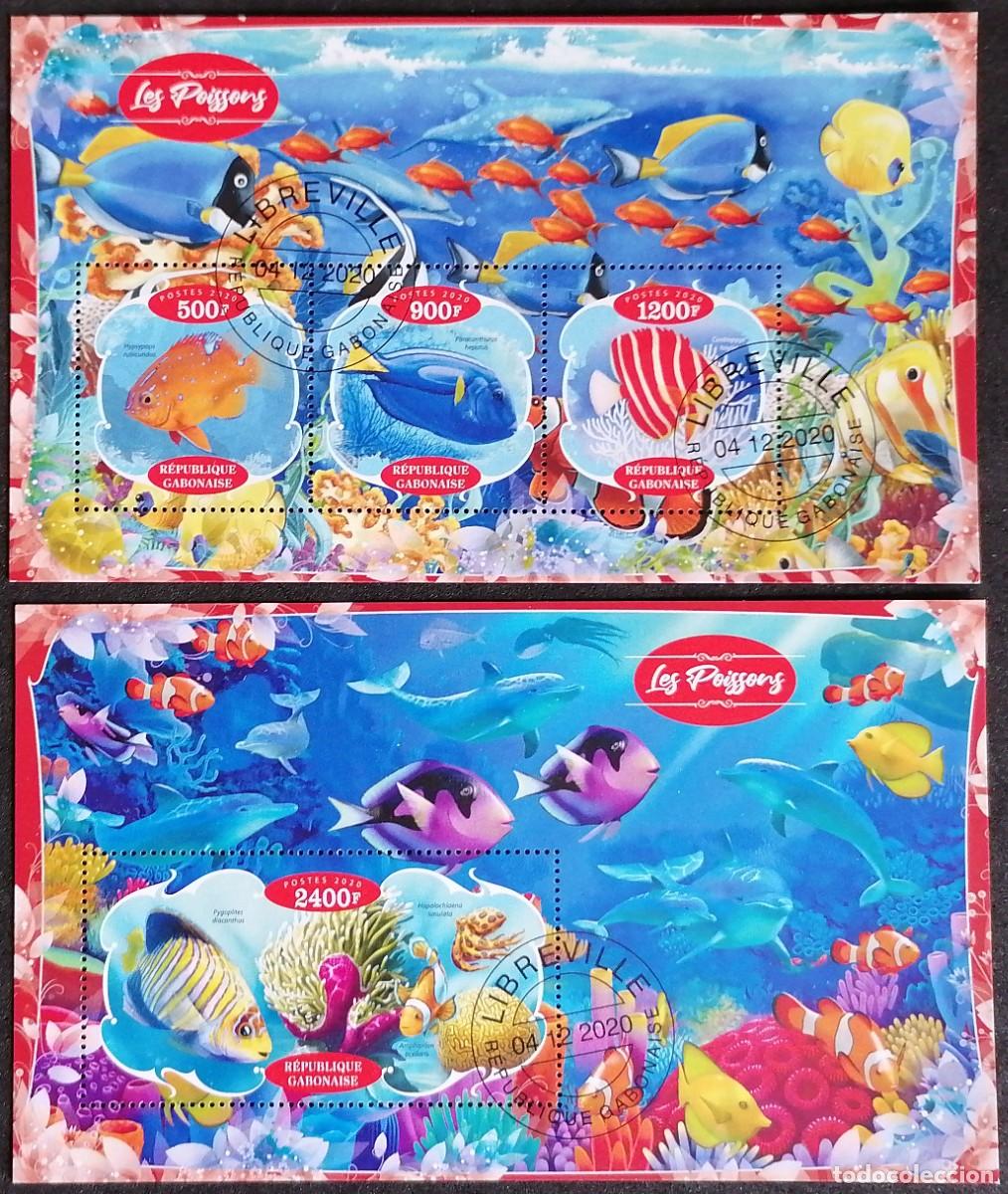 Sellos: GAB&Oacute;N 2020 - HB PECES . - Foto 1