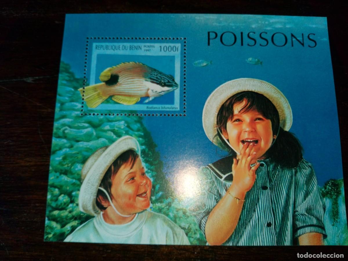 Sellos: PECES, 1994, HB DE BENIN - Foto 1