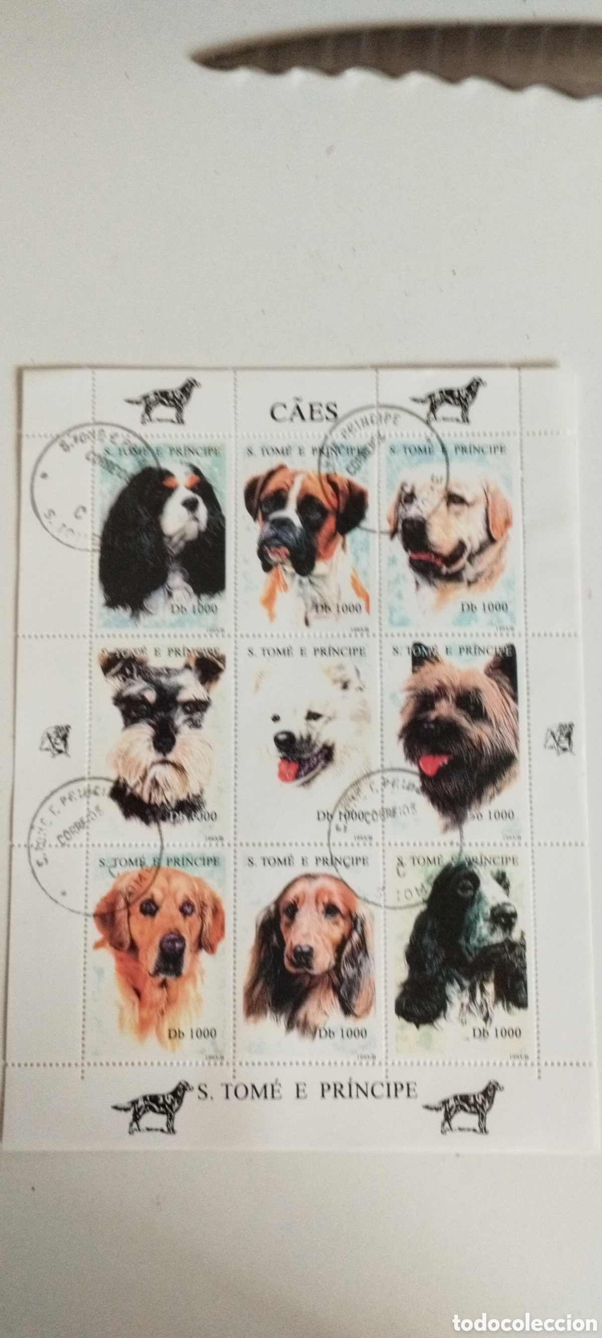 Sellos: Sellos St Tom&eacute; e Pr&iacute;ncipe Perros - Foto 1