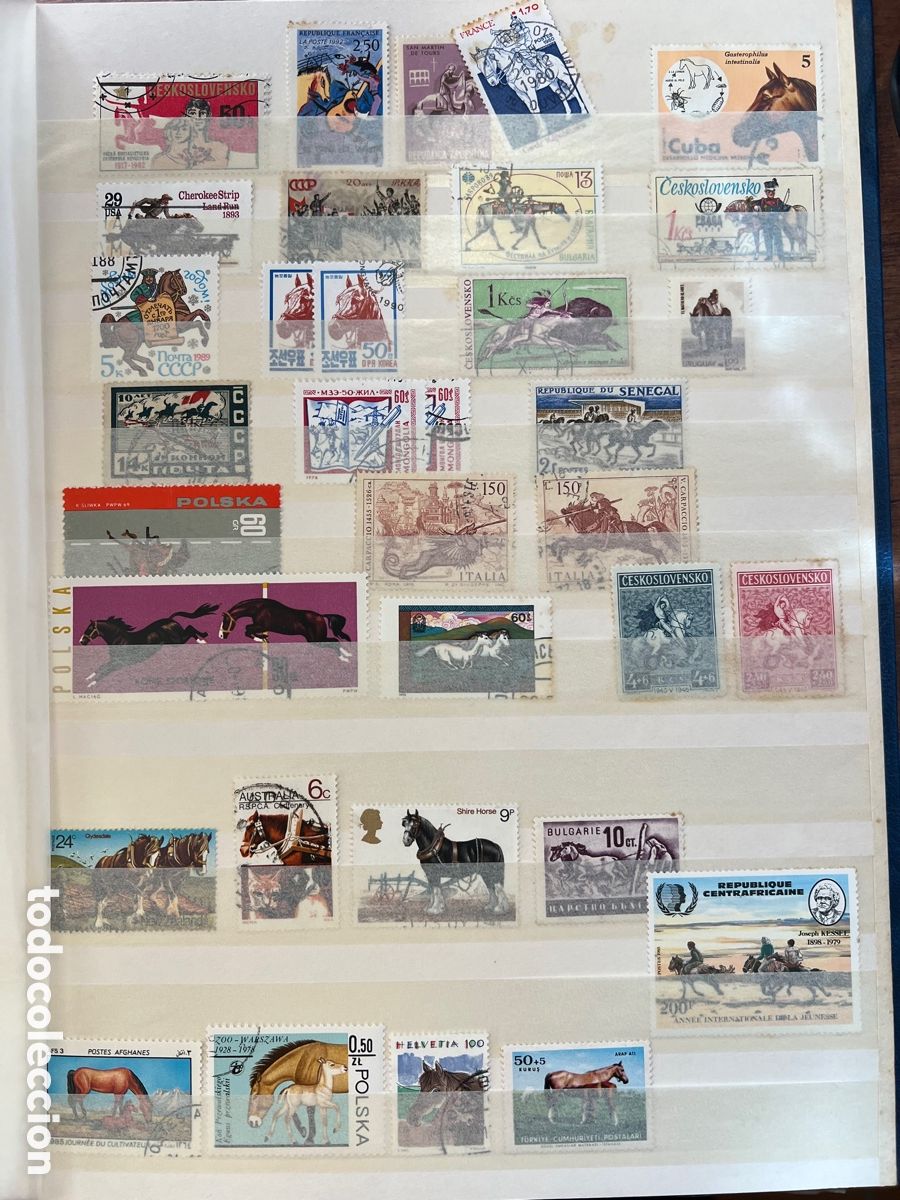 Sellos: Colecci&oacute;n filat&eacute;lica de Caballos - Foto 4