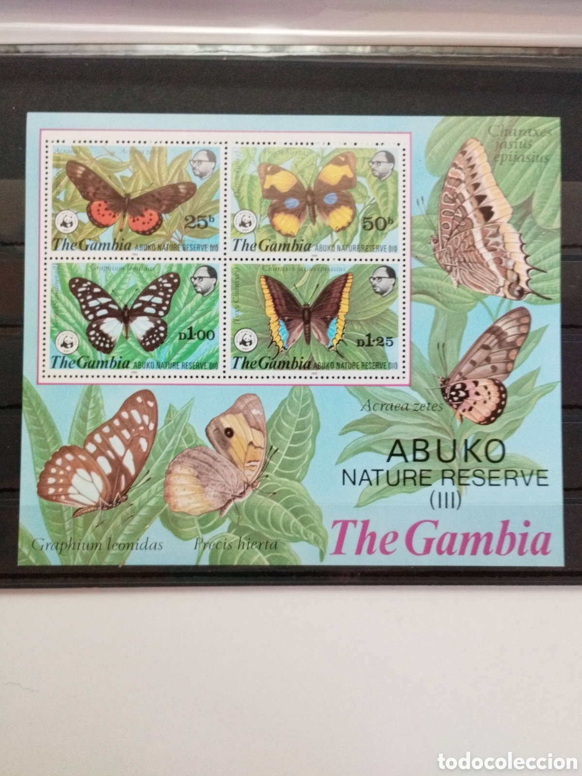 Sellos: Gambia H5 Mariposas - Foto 2
