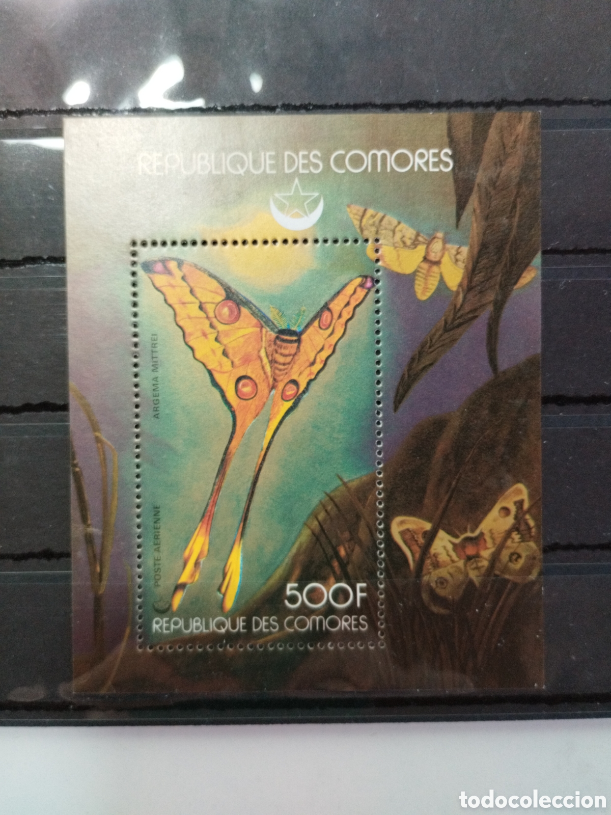 Sellos: Comores H18 Mariposas - Foto 1