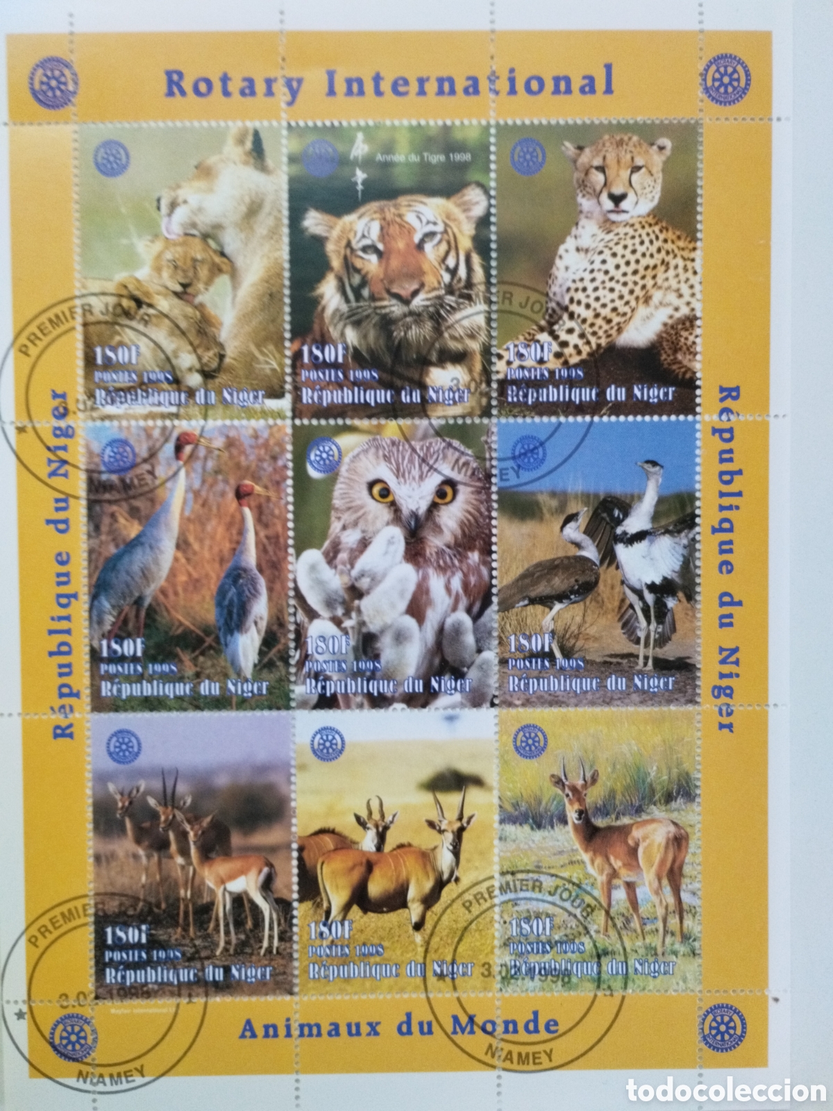 Sellos: Sellos Leones N&iacute;ger - Foto 3
