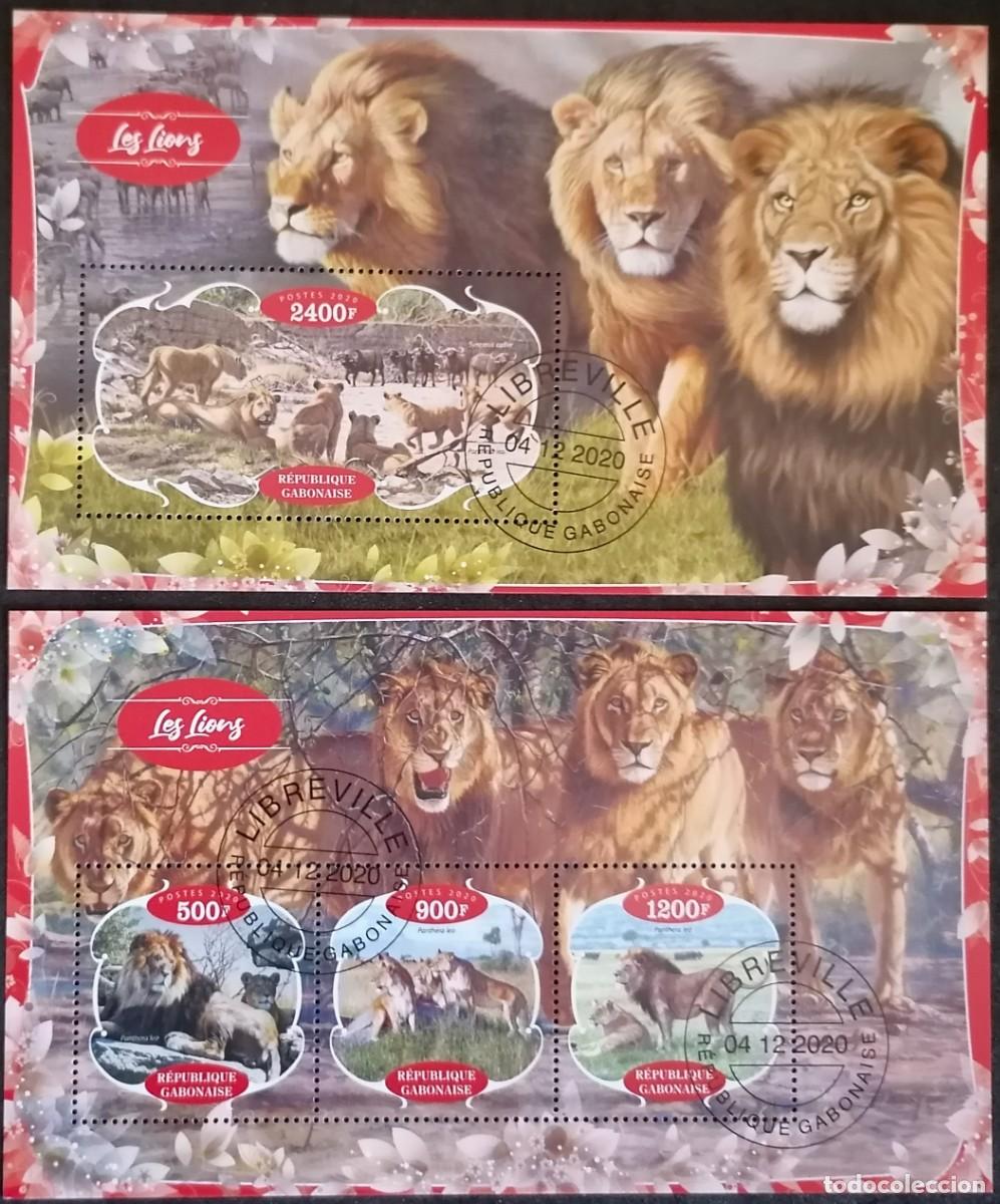 Sellos: GAB&Oacute;N 2020 - HB LEONES . - Foto 1