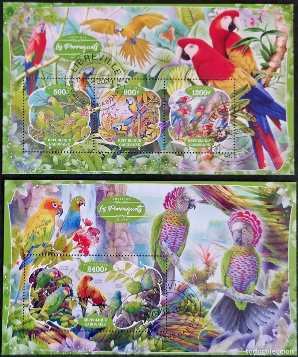Sellos: GAB&Oacute;N 2020 - HB AVES . - Foto 1