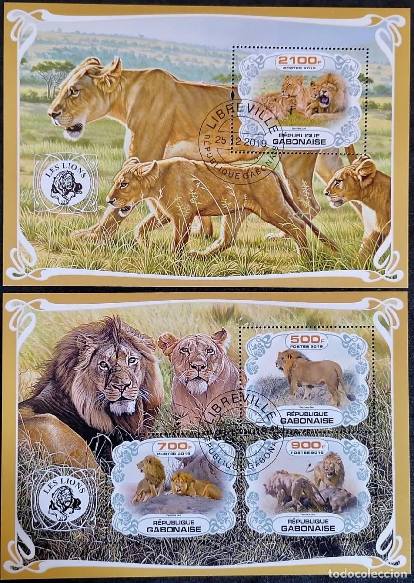 Sellos: GAB&Oacute;N 2019 - HB LEONES . - Foto 1