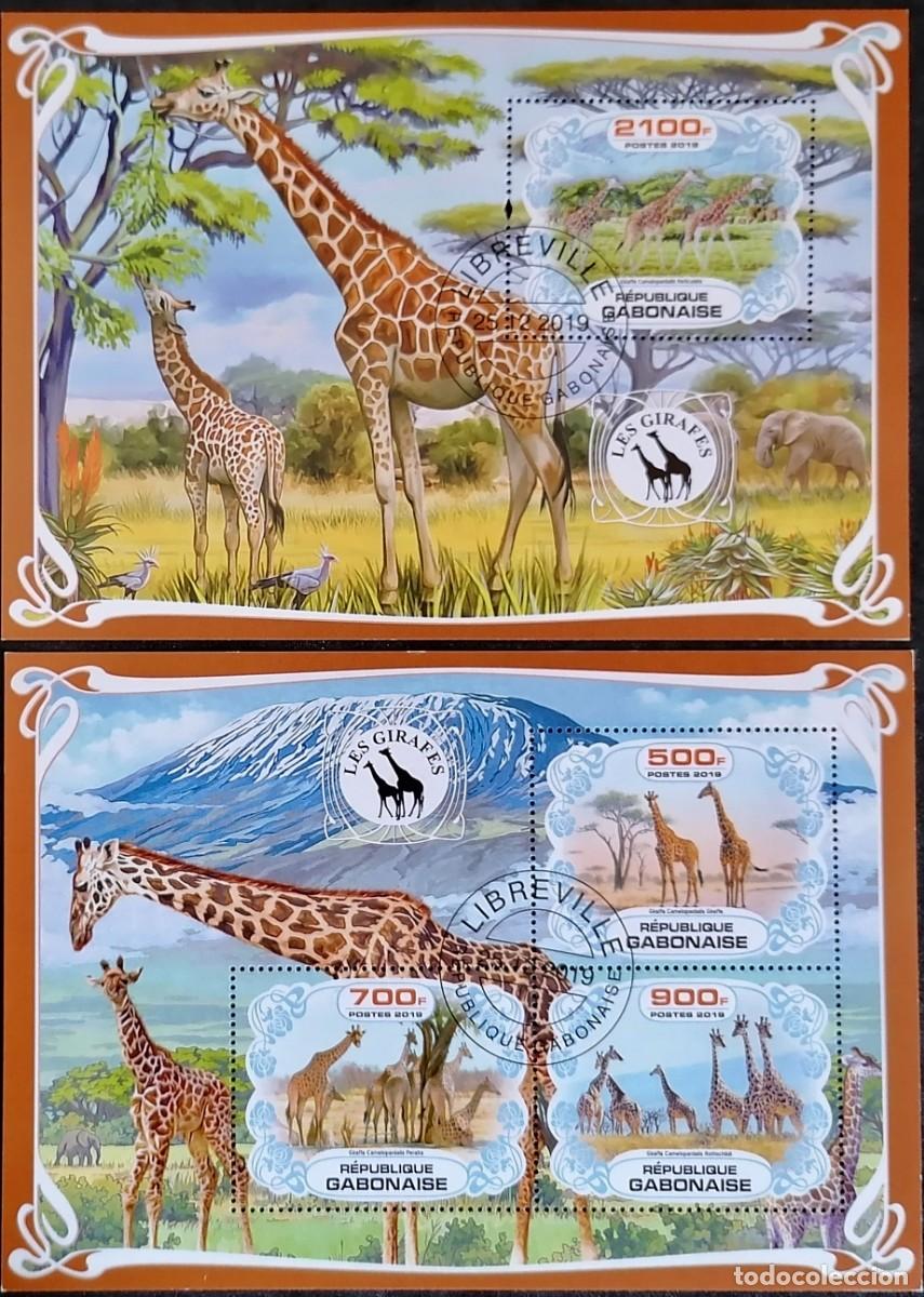 Sellos: GAB&Oacute;N 2019 - HB JIRAFAS . - Foto 1