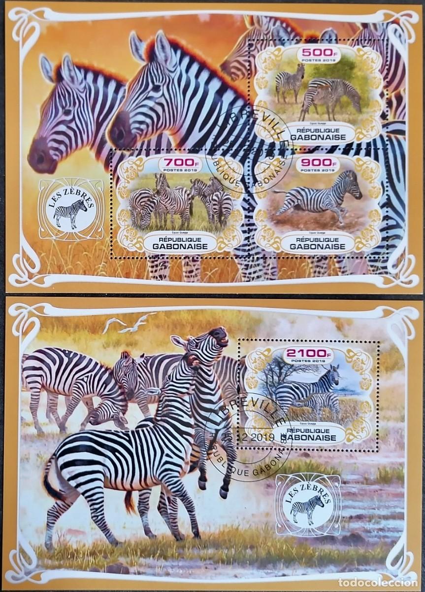 Sellos: GAB&Oacute;N 2019 - HB CEBRAS . - Foto 1
