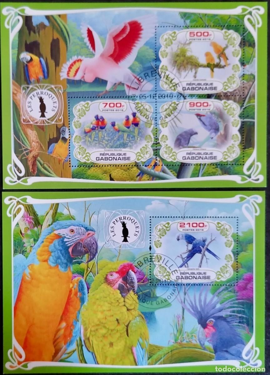 Sellos: GAB&Oacute;N 2019 - HB AVES . - Foto 1
