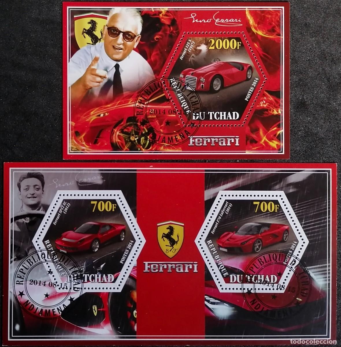 Sellos: CHAD 2015 - HB FERRARI . - Foto 1
