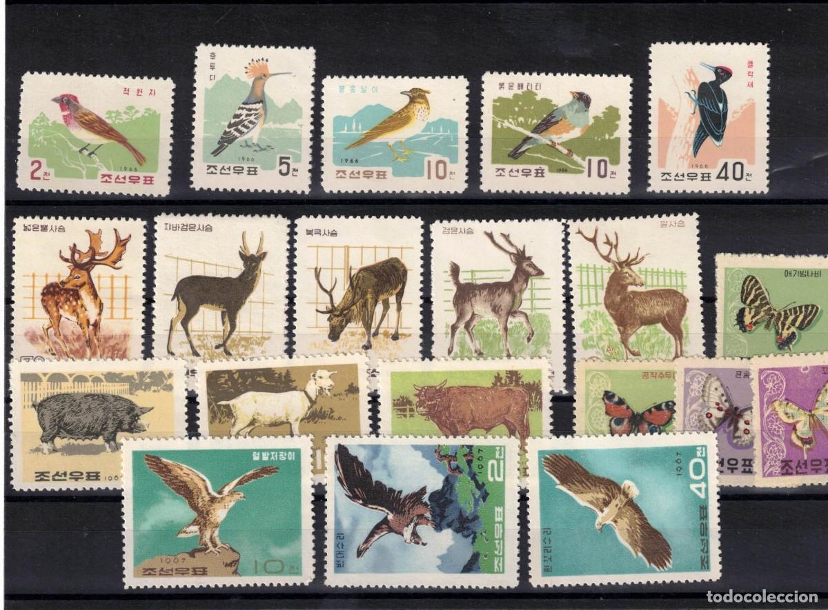 Sellos: Corea, Conjunto de Series del Tema Fauna - Foto 1