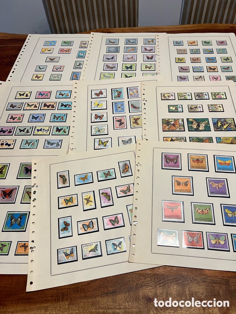 Sellos: Colecci&oacute;n sellos Mariposas - Foto 2