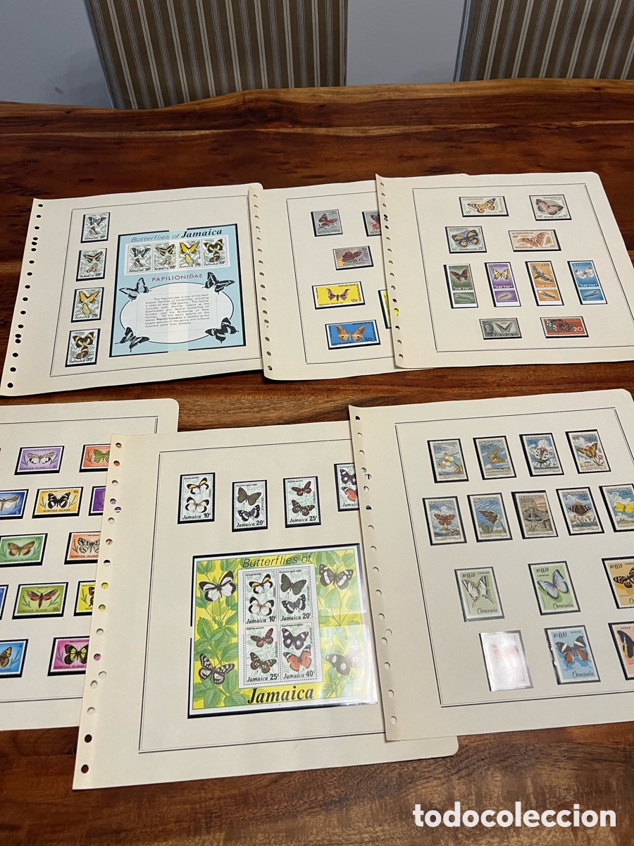 Sellos: Colecci&oacute;n sellos Mariposas - Foto 3