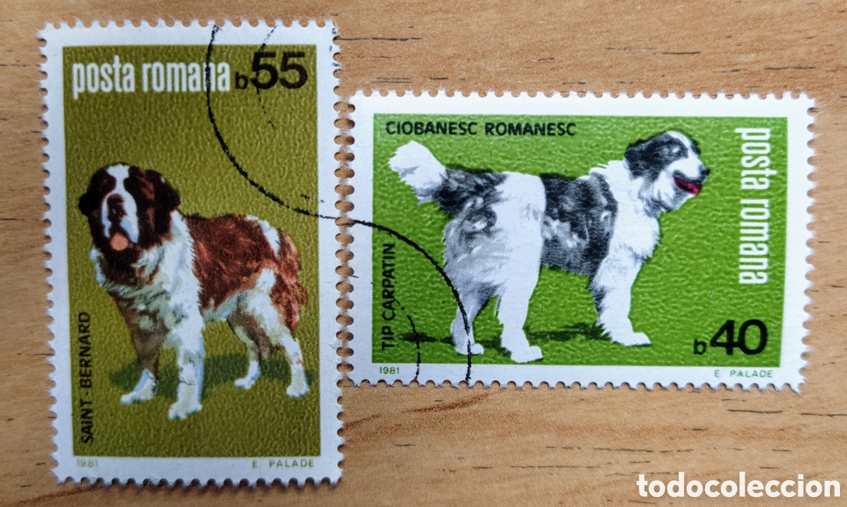 Sellos: Bonita serie perros - Foto 1