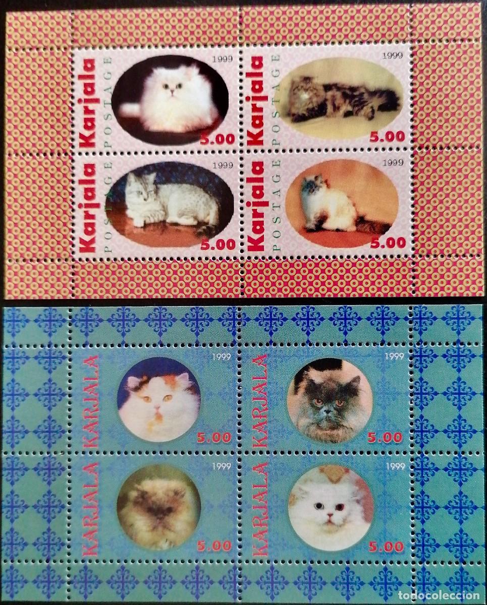 Sellos: KARJALA 1999 - 2 HB GATOS . - Foto 1