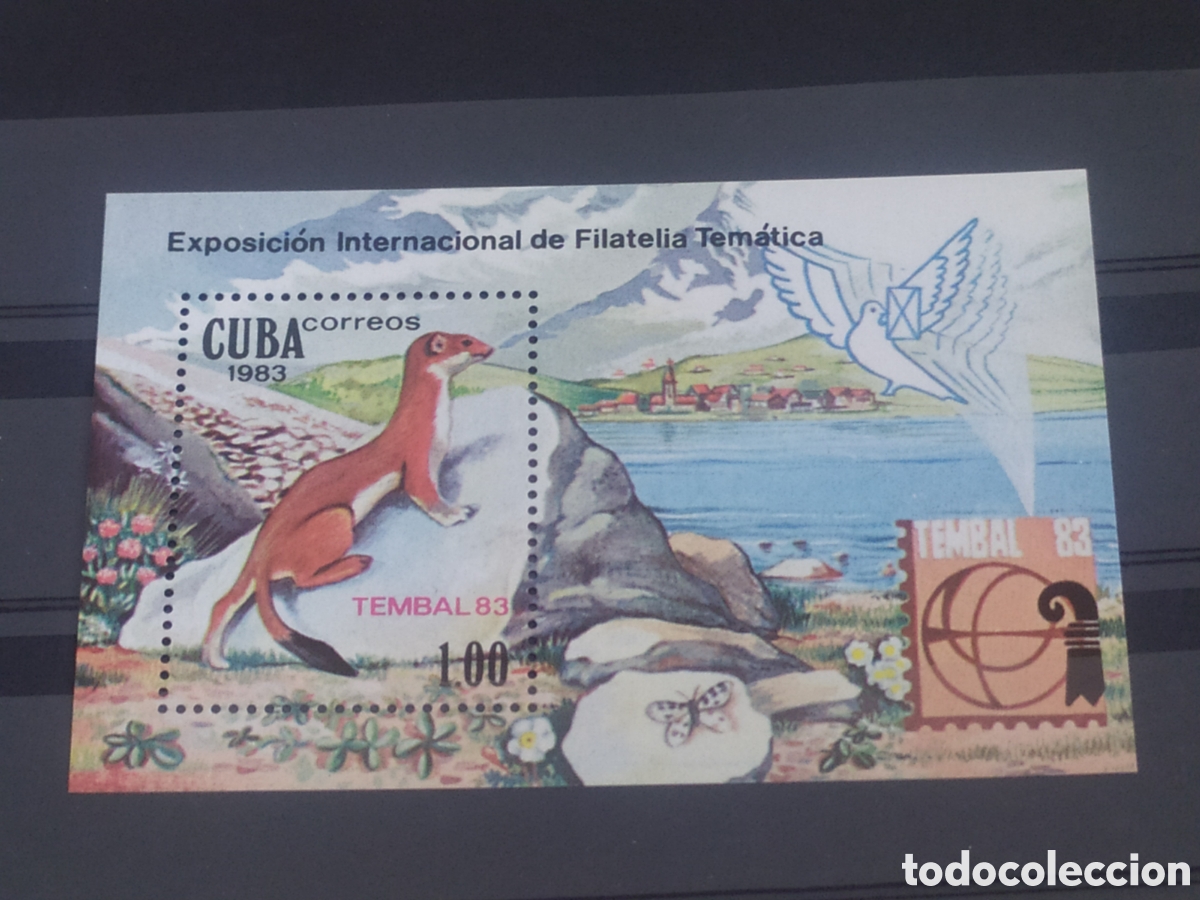 Sellos: CUBA. HB 76*** NUTRIA. 1976 - Foto 1