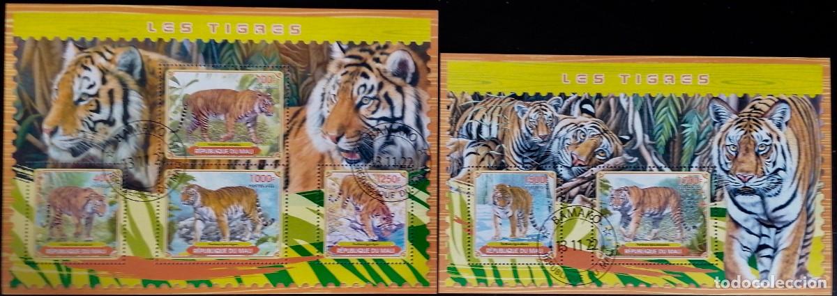 Sellos: MALI 2022 - 2 HB TIGRES . - Foto 1