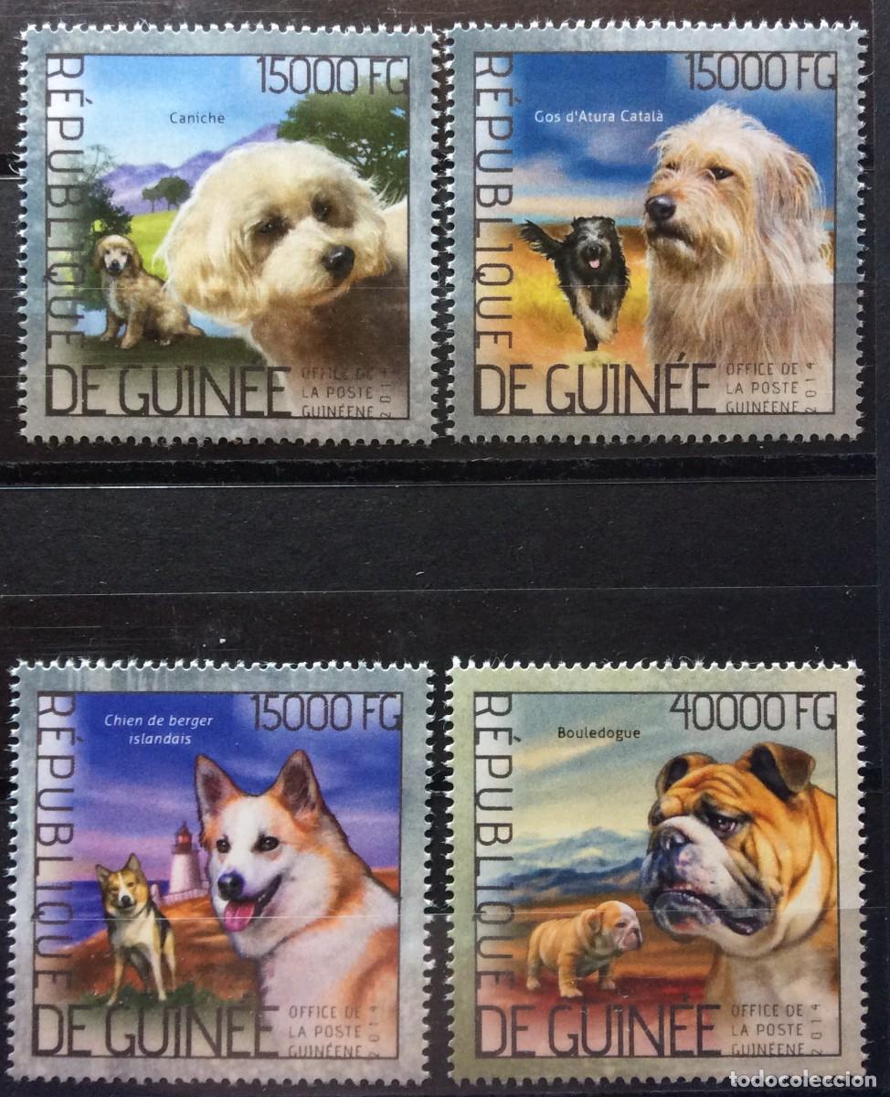 Sellos: FAUNA. PERROS - REP. GUINEA - MNH (12TA08) - Foto 1