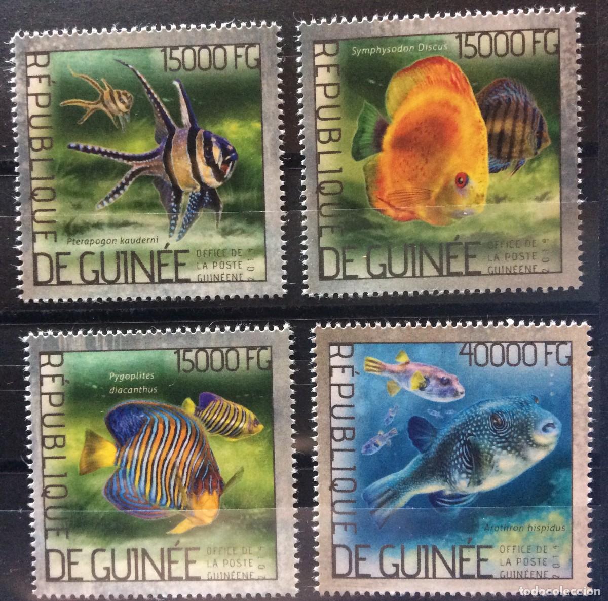 Sellos: FAUNA. PECES - REP. GUINEA - MNH (12TA08) - Foto 1